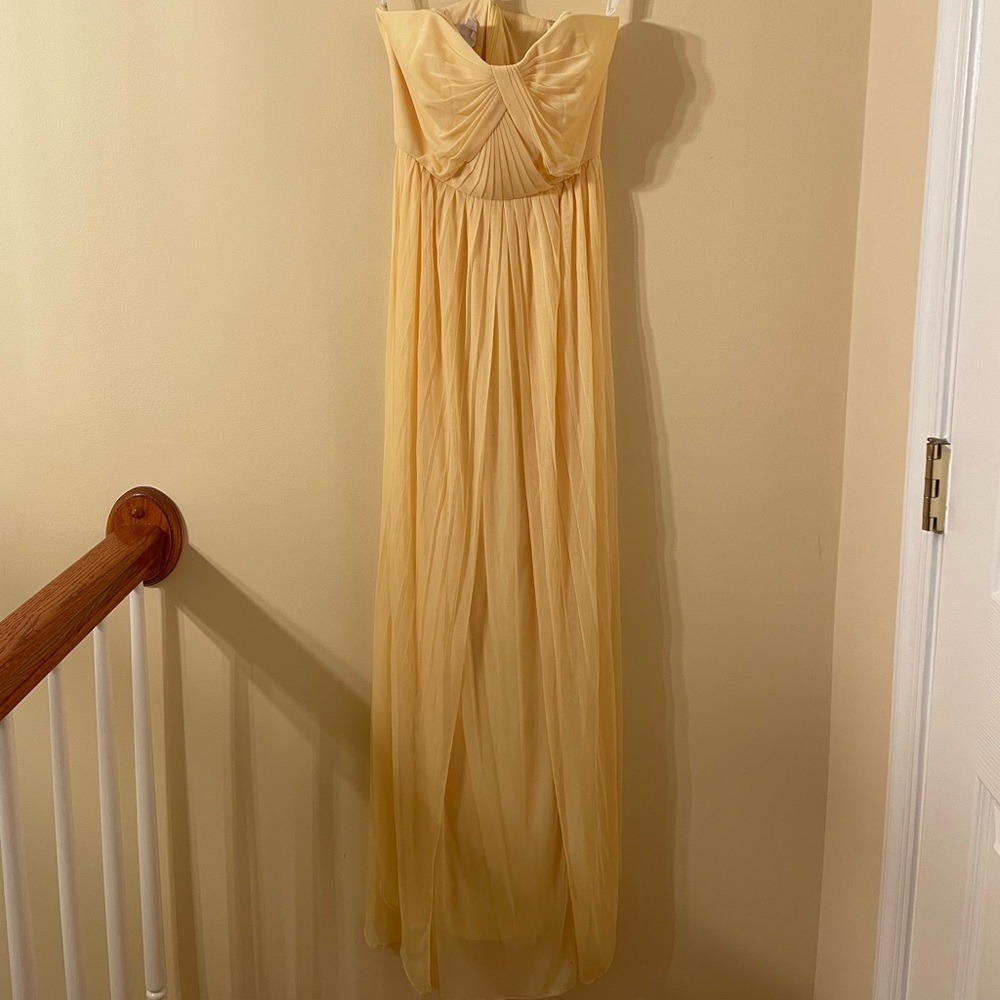 Yellow David’s Bridal Multi-Way Dress